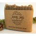 Jenny Joy's Organic Pine Tar Soap Bar - Handmade for Men & Women | Moisturizes & Heals Dry Skin | Natural Woodsy Scent | 5-6 oz - Buy Online on GoSupps.com