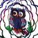 VP Home Mystical Owl Kinetic Wind Spinner - Large Metal Outdoor Garden Decor Sculpture - Buy Online on GoSupps.com