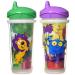 Playtex Sipsters Stage 3 Spill-Proof  Leak-Proof  Break-Proof Insulated Spout Sippy Cups - 9 Ounce - 2 Pack (Color and Design May Vary) 2 Count (Pack of 1) Spout Cup