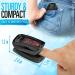 iProven Fingertip Pulse Oximeter Monitor - Clinically Accurate O2 Saturation Monitor for Heart Rate - Black-Red - Buy Online on GoSupps.com