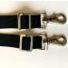 Majestic Ally Pack of 2 Adjustable Length Horse Blanket Sheet Replacement Elastic Leg Strap with Double Swivel Snaps - Black - Buy Online on GoSupps.com