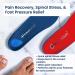 Medical Soles Pro Series Platinum RX Plus Insoles for Plantar Fasciitis Relief - Arch Support Orthotic Inserts for Work Boots - Black & Blue, Size M10/W12 - Buy Online on GoSupps.com