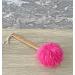 Exfoliating Shower Loofah & Back Scrubber - Long Wooden Handle Bath Brush for Men & Women - Easy Reach Body Wash Applicator (Red - Buy Online on GoSupps.com