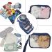 Llama Bella Navy 5pc Diaper Bag Organizer Set with Clear Pouches, Straps, and Pacifier Case - Buy Online on GoSupps.com