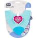 Chicco Blue Bib with Integrated Teething Ring | Easy-to-Clean Baby Bib for Teething Relief - Buy Online on GoSupps.com