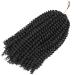 Spring Twist Hair Extensions for Black Women - I & K Synthetic Passion Twist Crochet Braiding Hair - 6 Packs 20.3 cm #1B - Buy Online on GoSupps.com