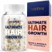 Moerie Ultimate Hair Boost Supplement for Women & Men - Hair Skin Nails Vitamins with Biotin & Minerals for Hair Health - Thicker Hair - 60 Capsules 60 Count (Pack of 1)