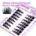 Natural Wispy Mink False Eyelashes Extension Pack for DIY Cat Eye Look | GVEFETIEE C- Fox Eye - Buy Online on GoSupps.com