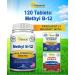 Max Strength Vitamin B12 - 5000 MCG with Methylcobalamin - Energy Boost & Brain Support - 120 Tablets - Buy Online on GoSupps.com
