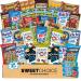 Healthy Snack Box Variety Pack Care Package (50 Count) Candies Gift Basket, College Student Crave Food Box, Nutritious Bars Chips, Birthday Sweet Treats for Adults Kids Teens Boys Girls