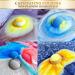 Planet Themed Bath Bombs - 8 Handmade Luxury Fizzers with Essential Oil and Shea Butter | Vegan & Cruelty-Free | Perfect Spa Gift for Men and Women - Buy Online on GoSupps.com