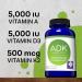 MD.LIFE ADK Vitamin Supplement - High Potency Vitamin D3 K2 A Complex for Bone and Heart Health - 90 Capsules - Buy Online on GoSupps.com