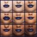 NYX Glitter Goals Liquid Lipstick in Oil Spill - Black with Blue and Purple Glitter | 0.10 Ounce - Buy Online on GoSupps.com