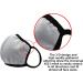 Universal 4521 Cloth Face Masks Reusable Nose & Mouth Mask 100% Cotton 2 Layer Washable for Teens & Adults Protects from Dust Pollen Pet Dander & More (Gray Large) - Buy Online on GoSupps.com