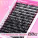 DIY Individual Cluster Eyelash Extension Kit - 280pcs Natural Russian Lashes - 50p 9-16MM A-Cluster Lashes Kit for Self Application - Buy Online on GoSupps.com