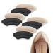 Heel Pads for Shoes Soft and Flexible Heel Grips for Shoes Too Big Shoe Heel Inserts for Women and Men High Heel Comfort Pads for Women Shoes Improved Fit and Comfort 4 Pairs