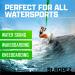 75' Water Ski Rope with Floating Handle - Sectioned - Get a Thrill Out of Water Sports 75ft Green - Buy Online on GoSupps.com