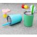 Colorful PoPo Cute Stainless Steel Kids Cup Set - Mini Insulated Tumblers for Toddlers - 8.5oz with Lids & Straws - Teal Mint (Set of 2) - Buy Online on GoSupps.com