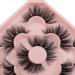 Pooplunch 25MM Fluffy Mink Eyelashes | 8D Volume Dramatic Fake Lashes | 5 Pairs Wispy Long Lashes for All Occasions - Buy Online on GoSupps.com