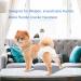 Tessveya 2-Piece Dog Wind Trousers & Diaper Harness | Female & Puppy Pet Clothing - Rainbow Blue L - Buy Online on GoSupps.com