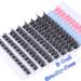 Colored Eyelash Extension Clusters 120 Pcs | CC Curl 8-16mm | 3 Colors | Wispy Volume Individual Lashes | DIY Eyelash Extensions - Buy Online on GoSupps.com