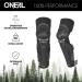 Oneal Knee Protector - Park FR Carbon Knee Guard for MTB MX & BMX | Lightweight Knee & Shin Protection | Black & White - Buy Online on GoSupps.com