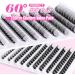 D Curl 8-16mm Wispy Natural Lash Extensions - 120Pcs Clear Band Cluster Lashes by JIMIRE Wispies Clusters - Buy Online on GoSupps.com