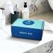 Yellow Sea Sponge Beauty Box | Gentle Exfoliation Bath Sponges for Men & Women | 2 Reusable Sponges with Mesh Bag | Natural Shower Gift Set - Buy Online on GoSupps.com