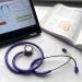 eSteth Pediatric Stethoscope - Ultra Sensitive Dual-Head for Heart & Lung Sounds - Flexible Tubing Extra Ear Tips 32" Long Purple - International Shipping Available - Buy Online on GoSupps.com