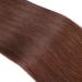 Keratin Bonding #4 Chocolate Brown Hair Extensions - 60cm 50 Strands 1g - 100% Remy Real Hair U-Tip Extensions by Novon Hair Extensions - Buy Online on GoSupps.com