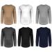 Girls/Boys/Toddler 6 Pack Athletic Performance Long Sleeve Undershirt Tops/Base Layer Cotton Stretch Shirts 6 Pack- Black/Khaki/White/Grey/Navy/Charcoal 5-6
