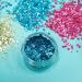 Biodegradable Eco-Glitter Set | 100% Organic Cosmetic Glitter for Face Body Nails & Hair - Moon Glitter (6x3g + Fixation Gel) - Buy Online on GoSupps.com