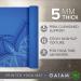 Gaiam Premium 5mm Print Yoga Mat - Non Slip Exercise Mat for Yoga, Pilates & Workouts - Altitude Point Design - 68 x 24 - Buy Online on GoSupps.com