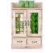 Buy BRUBAKER Cosmetics Olive Bath & Care Set in Wooden Cabinet | International Shipping Available - Buy Online on GoSupps.com