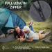 Vumos Silk-Like Sleeping Bag Liner & Camping Sheet - Gray Single with Full Length Zipper - Buy Online on GoSupps.com