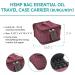 Hemp Essential Oil Carrying Case - Holds 16 x 15ml Bottles - Burgundy | Ideal for Travel & Organization - Buy Online on GoSupps.com