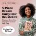 Lily England Curly Hair Brush Set - Detangle, Curl, Comb, Edges & Claw Clip - Ideal Gift for Women - Buy Online on GoSupps.com