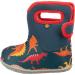 BOGS Baby Wellington Boots Plum Flower Stripe 71565 | UK Child Size 3-8 & 9 | Dino Indigo Multi - Buy Online on GoSupps.com