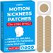VIORY Motion Sickness Patches - 30 Pack - Non Drowsy Behind Ear Waterproof Patches for Sea Sickness Cruise Ship Car Boat Airplane Park - Travel Essentials for Adults and Kids - Fast Acting