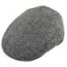 Faith & Sarah Kids Flat Cap for Boys or Girls Tweed Herringbone or Tartan Peak Hats for Toddler and Child 2-12 Years 8-12 Years Grey Chevron