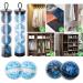 ECO-FUSED Deodorizing Balls for Sneakers Lockers Gym Bags - 8 Pack - Neutralizes Sweat Odor - Also Great for Homes Offices and Cars - Easy Twist Lock/Open Mechanism - Ocean + Linen Ocean + Linen (8 Pack) - Buy Online on GoSupps.com