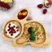 Rabbit Suction Plate - Natural Bamboo Baby & Toddler Feeding Plate with Strong Suction (Pink) | International Shipping - Buy Online on GoSupps.com