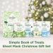 Simple Book of Treats Four Sheet Masks for every skin condition with a stretch head band Gift Set Festive gifts for Women 4 piece - Buy Online on GoSupps.com