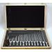 United Scientific TFBOX13 Tuning Fork Set with Mallet - 13-Piece Wooden Box Kit - Buy Online on GoSupps.com