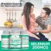 PurePremium Selenium 200mcg Supplement - Supports Immune System & Reproductive Function - Essential Trace Mineral - Buy Online on GoSupps.com