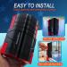 Comesee Retractable Ping Pong Net - Table Tennis Nets and Posts Replacement in Black - Buy Online on GoSupps.com