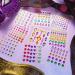 9 Sheets Self-Adhesive Eye Body Face Gems - Rhinestone Stickers for Festival Makeup & Nail Art | Rainbow Crystal Jewels - Buy Online on GoSupps.com