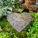 OBSI Pet Memorial Stone | Heart Paw Print Garden Stone for Dog or Cat | Headstone Memory Gifts for Pet Loss - Buy Online on GoSupps.com