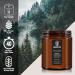 Bourbon Pine 8oz Scented Candle | Vegan Soy Wax | Hand Poured | 40 Hour Burn | Luxury Aromatherapy Gift | Unisex Holiday Essential Oils - Buy Online on GoSupps.com
