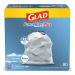 GLAD ForceFlexPlus XL X-Large Kitchen Drawstring Trash Bags - 20 Gallon Grey Trash Bag, Fresh Clean with Febreze Freshness 80 Count (Package May Vary) 80 Count (Pack of 1)